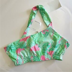 NWT Kenny Flowers THE SUNSHINE STATE ONE SHOULDER BIKINI TOP